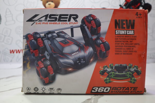 Laser 2.4GHz 5-Wheel Stunt RC Car