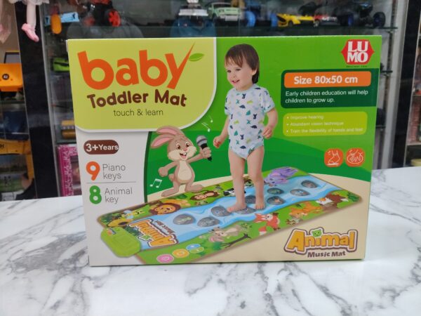 Baby Toddler Mat – Touch & Learn with 9 Piano Keys and 8 Animal Sounds | Age 3+